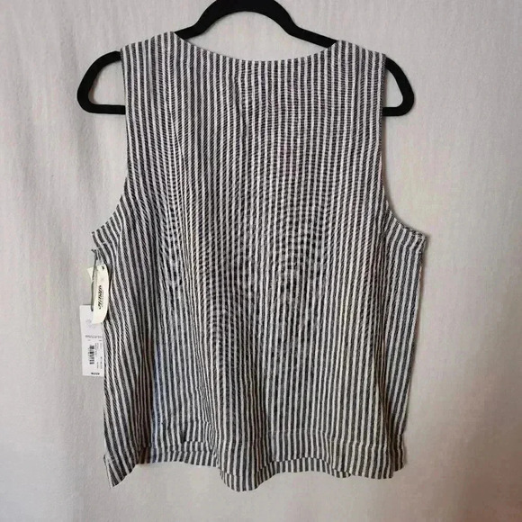 ♥Liz Claiborne linen/ rayon Top NWT - Picture 4 of 8